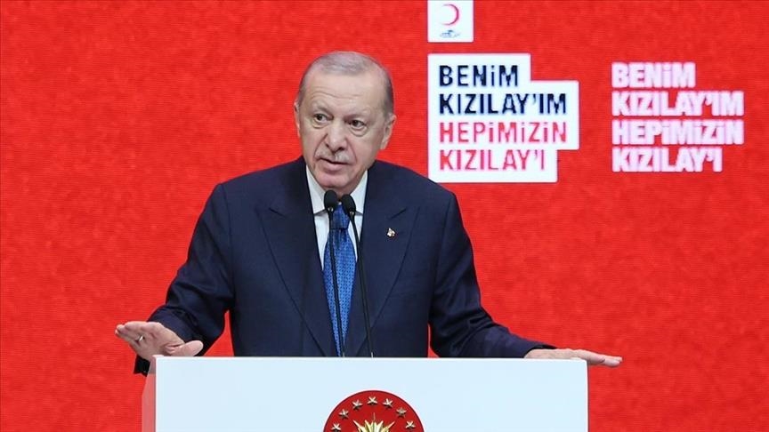 أردوغان: الهلال الأحمر التركي لم يترك إخواننا بغزة لوحدهم